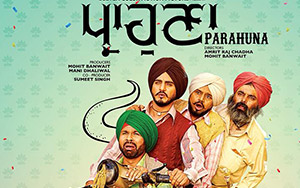 Poster of Punjabi film, Parahuna (October 05, 2018)